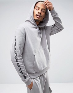 Худи свободного кроя Puma - Серый