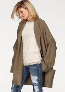 Вязаное пальто с ремешком Laura Scott