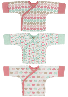 Комплект : распашонка 3 шт Lucky child