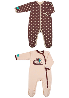 Комплект : комбинезон 2 шт Lucky child