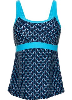 Купальный топ (синий/белый) Bonprix