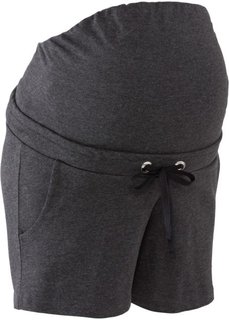 Для будущих мам: шорты на эластичном поясе (антрацитовый меланж) Bonprix