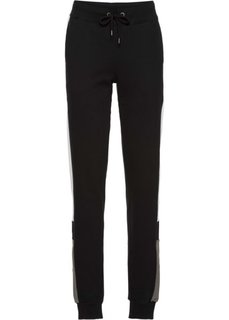 Трикотажные брюки (черный) Bonprix