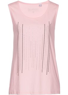 Топ (нежно-розовый/серебристый) Bonprix