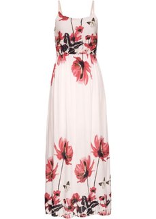 Макси-платье с принтом (розовый с узором) Bonprix