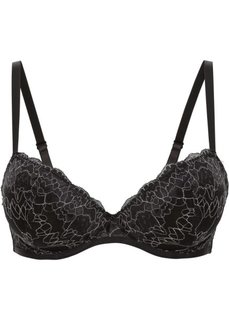 Бюстгальтер, чашка B (черный/белый) Bonprix