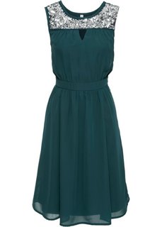 Вечернее платье с пайетками (зеленый) Bonprix