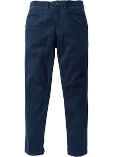 Стрейтчевые брюки Slim Fit, cредний рост (N) (темно-синий) Bonprix