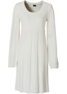 Вязаное платье (цвет белой шерсти) Bonprix
