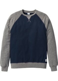 Свитшот Regular Fit с рукавом-реглан (темно-синий) Bonprix
