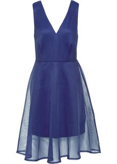 Платье в сеточку (темно-синий) Bonprix