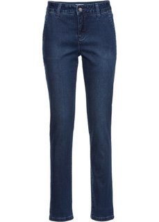 Очень нежные джинсы-бойфренды с шелковистым блеском, cредний рост (N) (синий) Bonprix