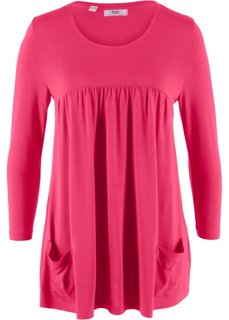 Футболка с рукавом 3/4 (гранатовый) Bonprix