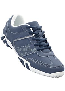Туфли на шнуровке (синий/белый/светло-серый) Bonprix
