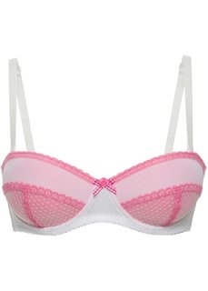 Бюстгальтер под дирндль, чашка D (бледно-пурпурный/белый) Bonprix