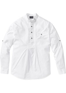 Рубашка Regular Fit  в традиционном стиле (белый) Bonprix