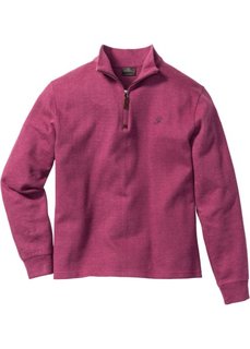 Толстовка Regular Fit с высоким воротом на молнии (ягодный) Bonprix