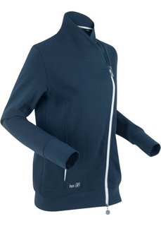 Трикотажная куртка с длинным рукавом (темно-синий) Bonprix