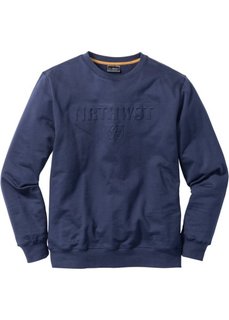 Свитшот Regular Fit (темно-синий) Bonprix