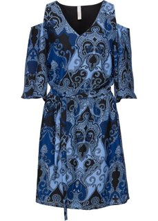 Платье (синий с узором) Bonprix