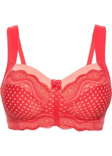 Разгрузочный бюстгальтер без косточек, чашка D (омаровый/лососевый) Bonprix