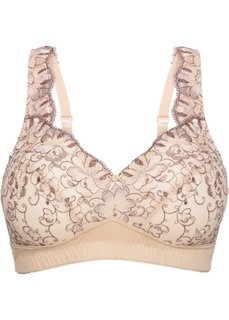 Бюстгальтер-минимайзер без косточек, чашка E (телесный) Bonprix