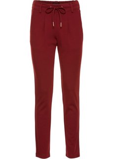 Трикотажные брюки (темно-красный) Bonprix