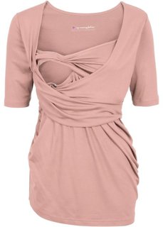 Футболка для будущих / кормящих мам (розовый) Bonprix