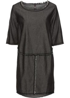 Джинсовое платье (черный) Bonprix