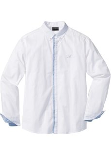 Рубашка Regular Fit (белый) Bonprix