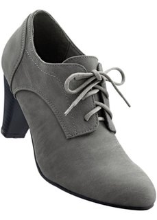 Туфли на шнурках (серый) Bonprix