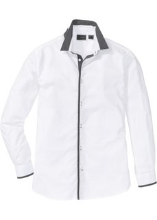 Рубашка Regular Fit (белый) Bonprix