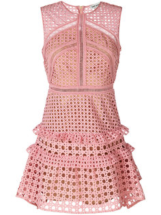crochet frill dress Self-Portrait