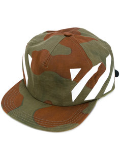 camouflage print cap  Off-White