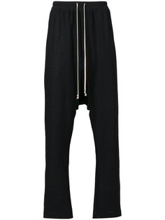 брюки с заниженным шаговым швом Rick Owens