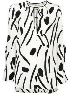 блузка-туника с рисунком Diane Von Furstenberg
