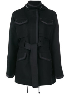 oversized belted coat  Sacai