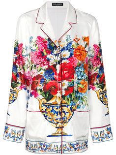рубашка с цветочным принтом Dolce &amp; Gabbana