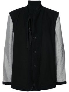 пальто с контрастными рукавами Ann Demeulemeester