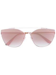 солнцезащитные очки в объемной оправе Tom Ford Eyewear