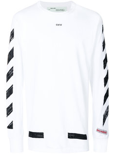 diagonal stripe sweatshirt Off-White
