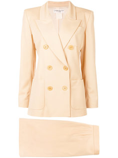 двубортный костюм с юбкой Yves Saint Laurent Vintage