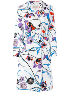 пальто с цветочным принтом Emilio Pucci