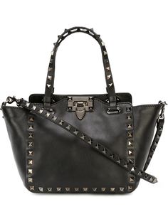 сумка-тоут Rockstud Noir Valentino