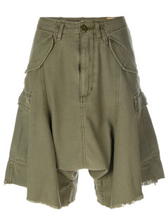 raw hem shorts R13