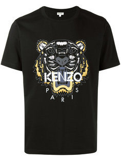 футболка с вышивкой тигра Kenzo