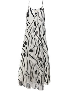 платье с абстрактным рисунком Diane Von Furstenberg