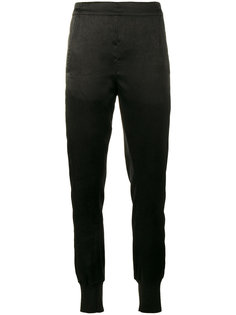 фактурные брюки с заниженным шаговым швом Ann Demeulemeester