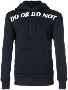 Do or Do Not hoodie Neil Barrett