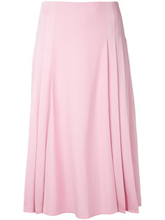 pleated detail midi skirt Victoria Beckham